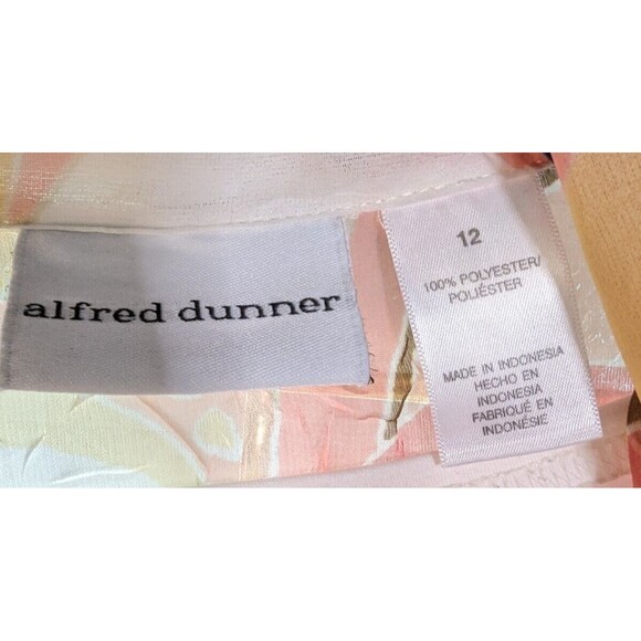 Alfred Dunner women's floral top 12 preowned - Picture 3 of 5
